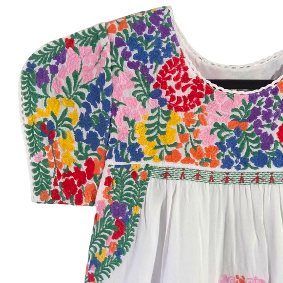 J.Marie Carmen Embroidered Floral Tunic Dress XS - Picture 14 of 16
